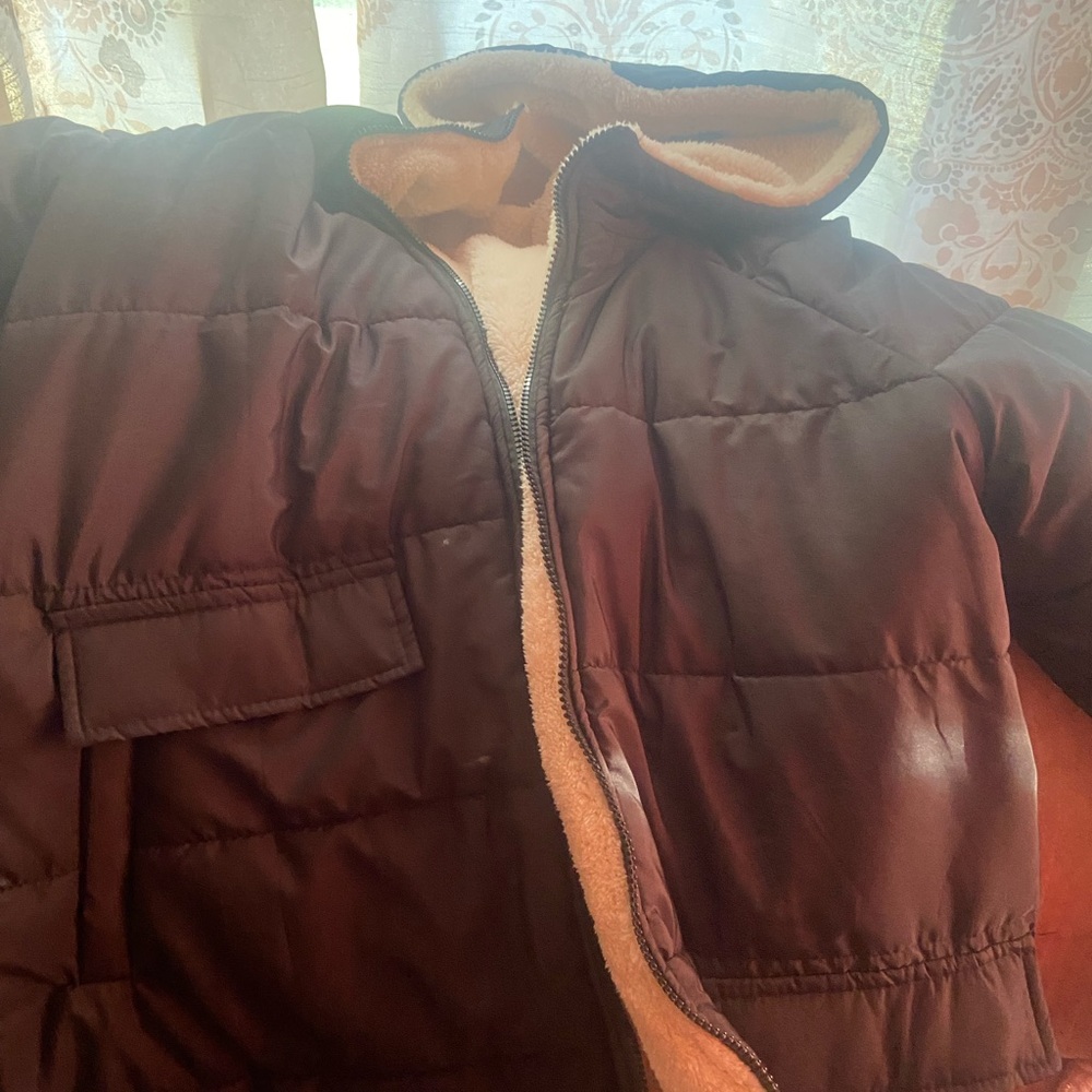 Men's Brown Puffer Jacket
